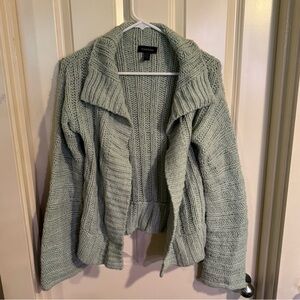 bebe Women's Light Green Knit Cardigan